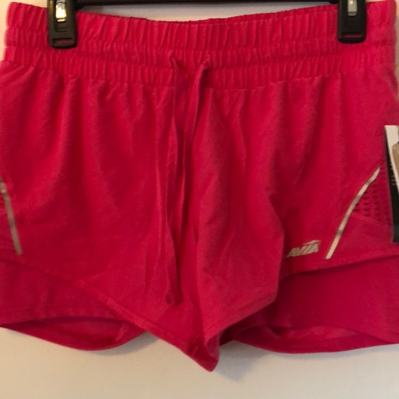 NWT AVIA pink running shorts size S/Ch(4-6) - Picture 2 of 4